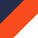Navy/Orange/White