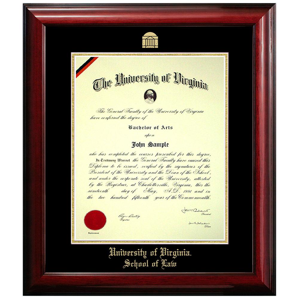 Law Diploma Frames UVA Bookstores